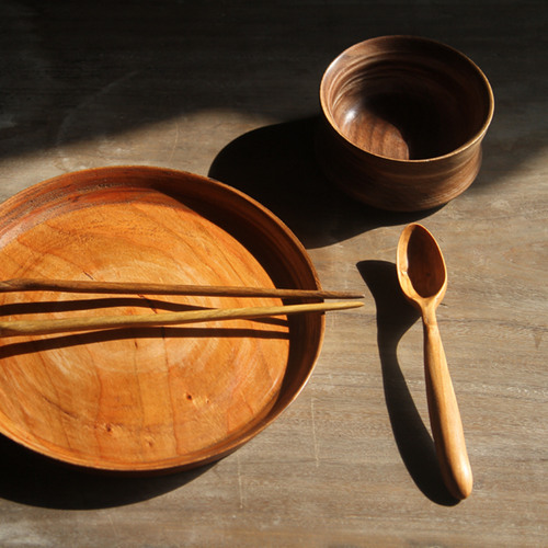 wood tableware