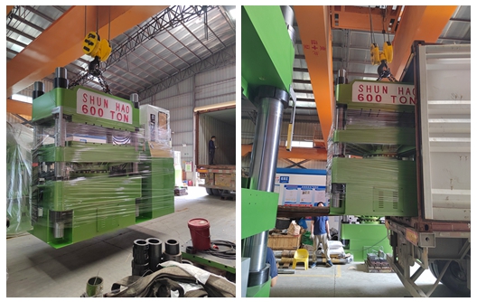 Máquina de compresión de melamina shunhao de 600 toneladas