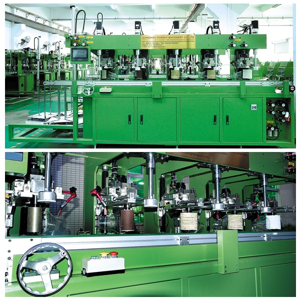 Shunhao five-head melamine dinnerware auto edge grinding machine