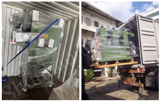Shunhao melamine tableware edge grinding machine shipment