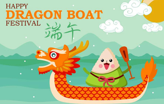 feliz festival del bote del dragón chino
