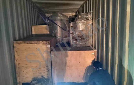 Envío de equipos para la producción de vajilla de melamina de la fábrica Shunhao