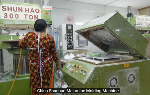 Prensa automática de vajilla de melamina Shunhao