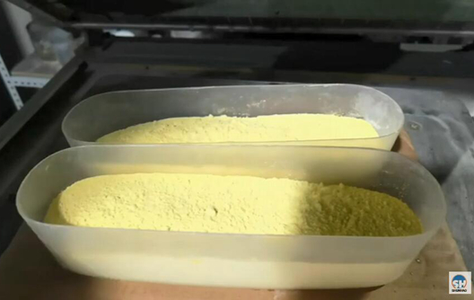 ¿Cómo precalentar el polvo de moldeo de melamina?
