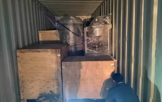 Envío de equipos para la producción de vajilla de melamina de la fábrica Shunhao