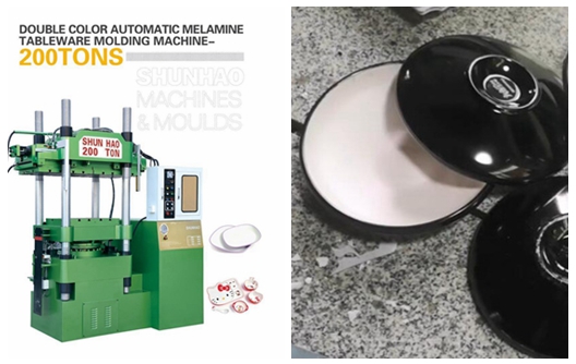 Actualización de tecnología: máquina de moldeo de melamina de dos colores
