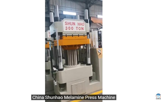 Máquina de moldeo de melamina marca Shunhao