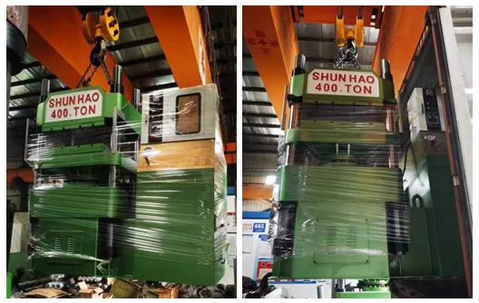 Shunhao Factory Máquina de moldeo de melamina de 400 toneladas y envío de moldes