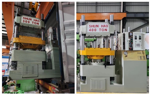 Envío de máquinas de fabricación de artículos de melamina hidráulica de color personalizado de fábrica Shunhao