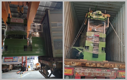 Envío de máquinas automáticas de moldeo de melamina y máquinas de precalentamiento