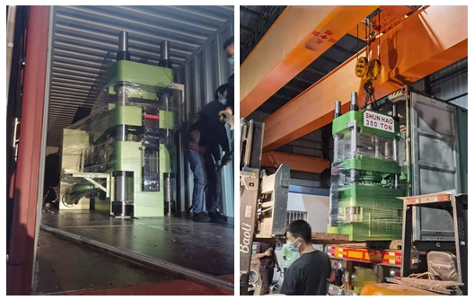 Envío de máquina de moldeo de vajilla de melamina Shunhao de 300 toneladas
